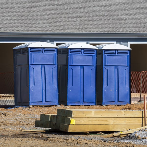 what is the cost difference between standard and deluxe portable toilet rentals in Canton Minnesota